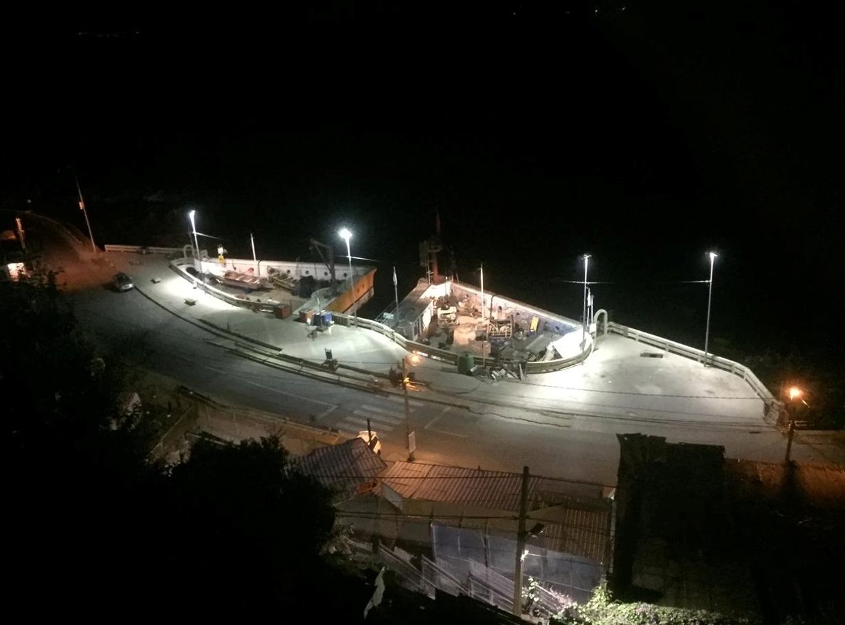 Obra portuaria en caleta